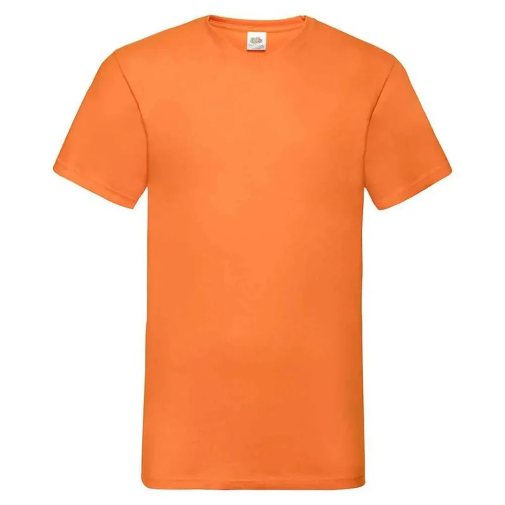 Fruit of the Loom Unisex Adult Valueweight V Neck / Orange